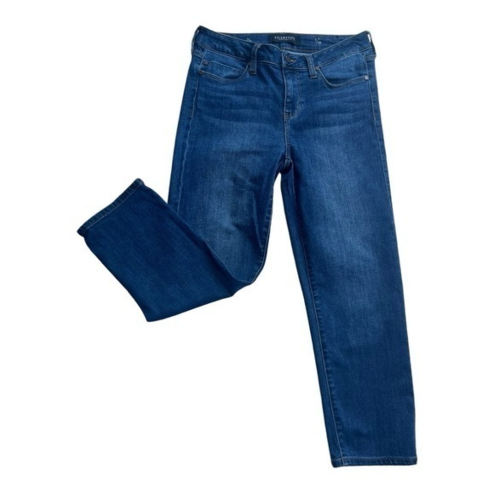 Liverpool Montauk Mid‎ Blue The  Capri Jeans Size 4